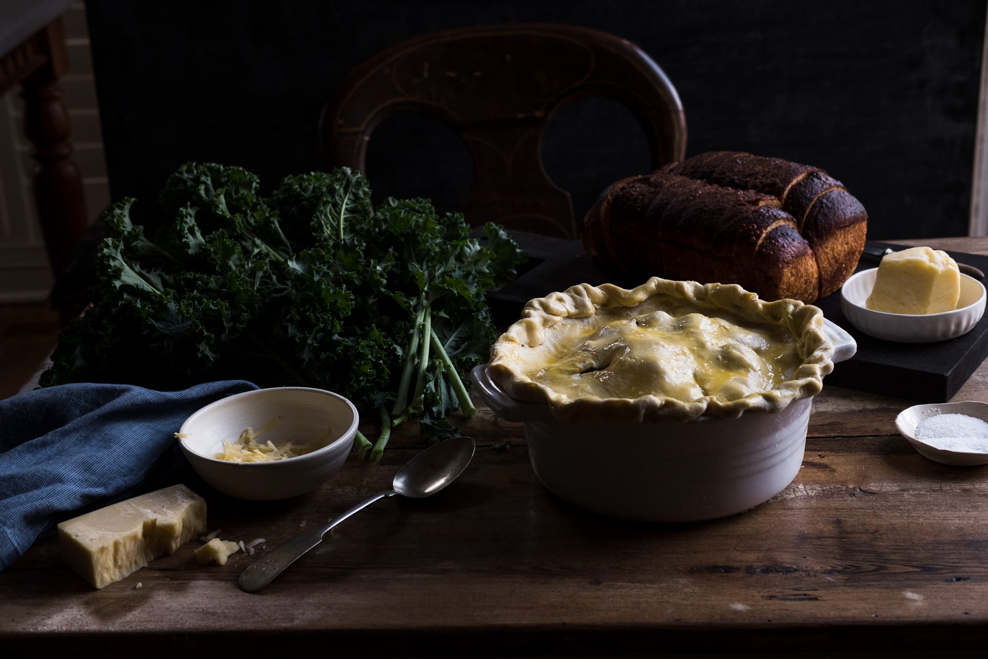 Guinness Stout + Cheddar Cheese Pie