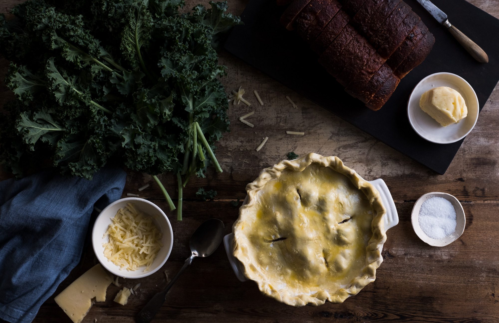 Guinness Stout + Cheddar Cheese Pie